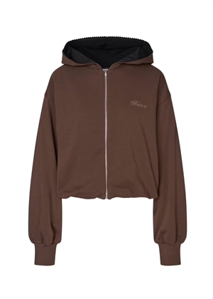 Magdalena zip sweat hoodie Chestnut ROTATE